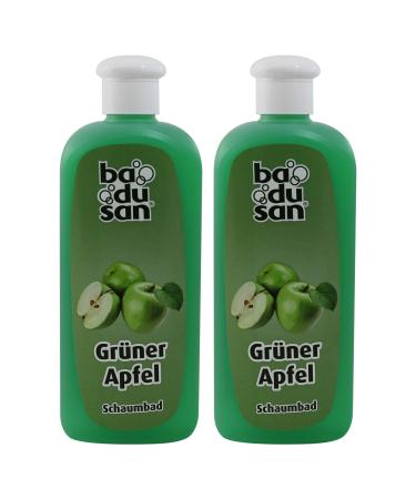 Pack of 2 Badusan bath additive bubble bath green apple 2 x 500 ml
