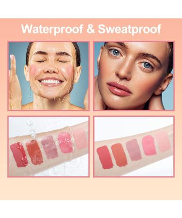Silky Cream Liquid Blush Stick for Cheeks - Natural Matte & Long Lasting Formula (01 Bliss) - Buy Online on GoSupps.com