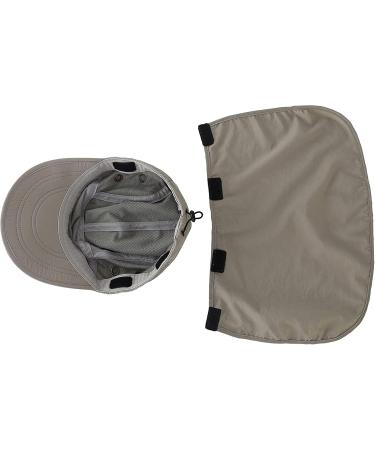 Magracy Men's Summer UPF 50+ Fisherman Hat with Neck Flap - Lightweight Sun Protection Cap in Light Grey | International Shipping Available - Buy Online on GoSupps.com
