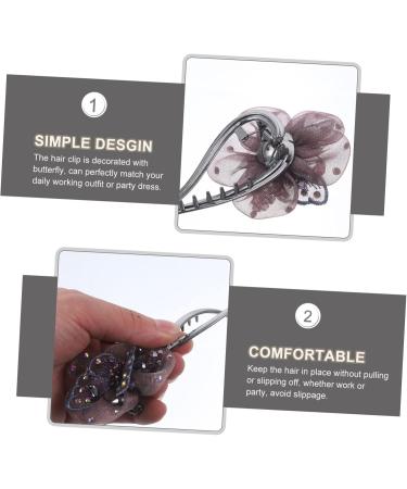 Beaupretty Make Up Hair Clips headgear hair bow clip hair clips rhinestones hair barrette flower petal hair butterfly hair claws hair jaw clamps bun hair clip hair clamps alloy Miss hair - Buy Online on GoSupps.com