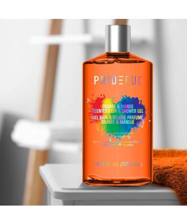 Buy Prideful Scented Bath & Shower Gel (16.9 oz) - Refreshing Orange & Mango | International Shipping Available - Buy Online on GoSupps.com
