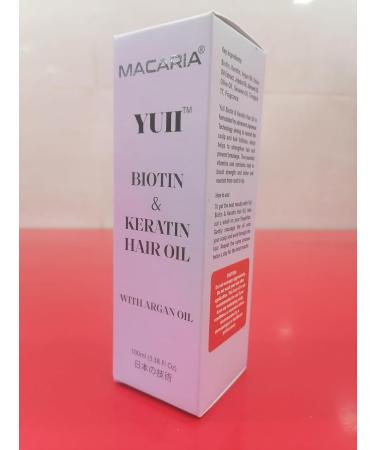 Macaria Herbal Pvt ltd Yuii Biotin & Keratin with Argan Oil For hair Growth men - Buy Online on GoSupps.com