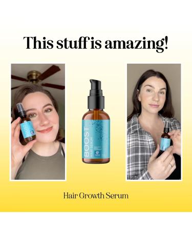 Advanced Biotin Hair Growth Serum with Peppermint, Black Castor Oil & Rosemary Oil - Volumizing Scalp Complex for Hair Thickening & Growth - Buy Online on GoSupps.com