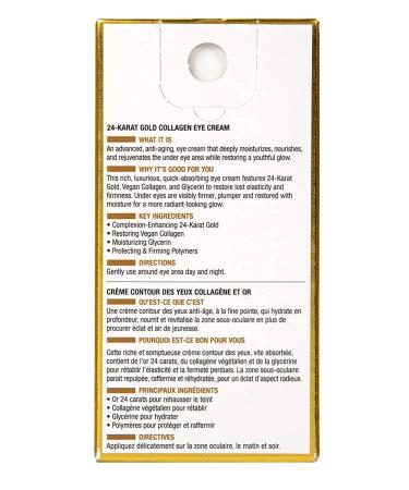 Physicians Formula 24-Karat Gold Collagen Eye Cream - Anti-Aging Eye Treatment 0.43 fl oz - Buy Online on GoSupps.com