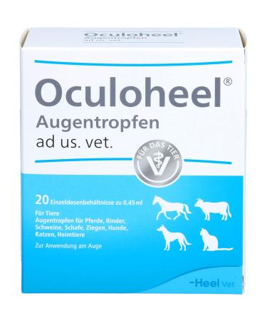 OCULOHEEL eye drops for veterinary use single dose pipet 20 pcs.