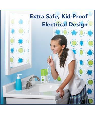 Waterpik Kids Water Flosser for Children and Braces - WP-260 Green | Effective Dental Care Solution - Buy Online on GoSupps.com