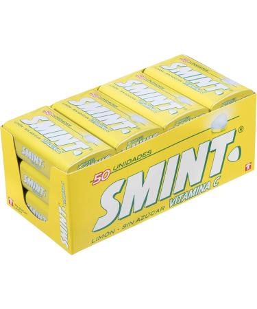 Smint Mints Citron comprim s de caramel sans sucre - 12 unit s de 35 g chacune. (Total 420 gr.)