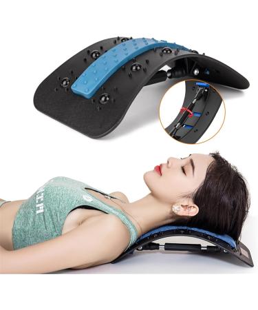 TSUSF Rotation Back Massager & Neck Pillow - Magnetic Lumbar Spine Support for Pain Relief & Relaxation | Fitness Chiropractic Solution - Buy Online on GoSupps.com