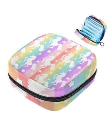 Colorful Art Women's Binding Pocket motif: Hahn China large menstrual cup bag with zipper periodic inserts bags panty lips tampons for girls and women multicolored 04