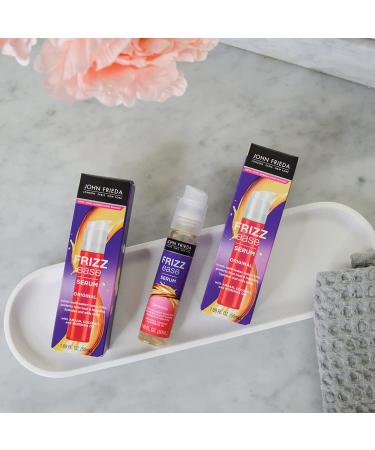 John Frieda Anti Frizz, Frizz Ease Original Hair Serum, Anti-Frizz Heat Protecting, Infused with Silk Protein, 1.69 fl oz - Buy Online on GoSupps.com