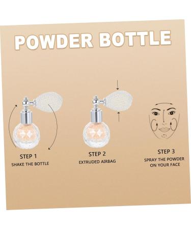 MAGICLULU 1pc Body Air Bag Powder Decor Glass Perfume Bottle Powder Spraying Tool Highlight Powder Eye Shadow Golden medium - Buy Online on GoSupps.com