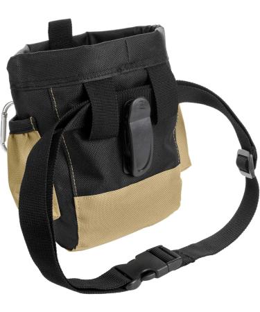 HUNTER Bugrino Professional Belt Bag - Multi-Functional Food & Treat Bag for Training - Black/Beige - 22 x 18.5 cm - Buy Online on GoSupps.com