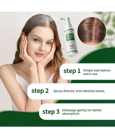 TULAMORIY Hair serum 60 ml against hair loss mens solution hair care serum hair fluid for thinning hair promotes strong and dense hair - Buy Online on GoSupps.com