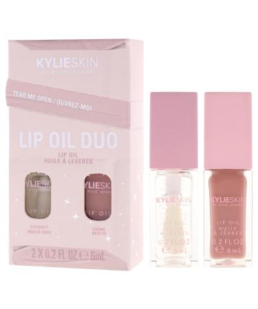 Kylie Jenner's Lip Oil Gift Set: Coconut & Crme Brlee by Kylie Cosmetics - Buy Online on GoSupps.com