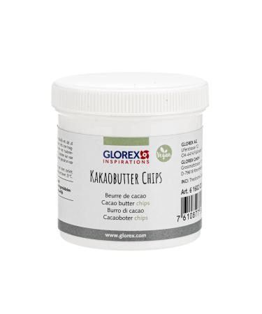GLOREX 6 1602 020 Cocoa butter 100 g natural and vegan for making homemade cosmetics
