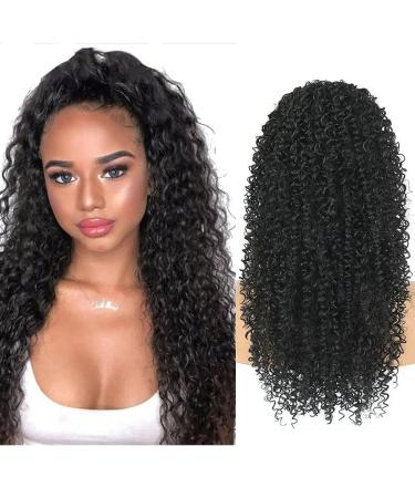 Deep Curly Drawstring Ponytail Extension for Black Women - Kinky Synthetic Hair - Buy Online on GoSupps.com