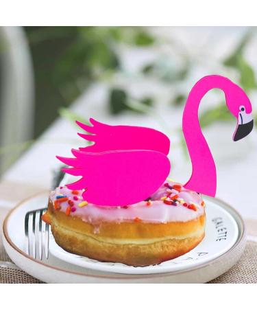 Swan and Flamingo Shaped Cupcake Topper for Birthday and Celebration Cake Decorations Red - Buy Online on GoSupps.com