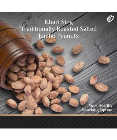SHREGO Peanut Plus Khari Sing Traditionally Roasted Salted Jumbo Peanuts Snack and Namkeen (360 Gm) - Buy Online on GoSupps.com