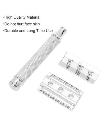 Safety Razor for Men - Zinc Alloy Double Edge Portable Shaver & Holder | International Shipping - Buy Online on GoSupps.com