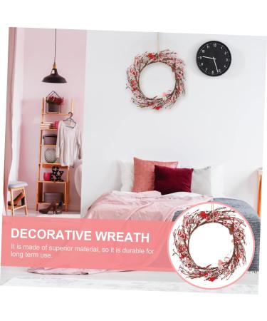 Zerodeko 3pcs Valentine's Wreath Heart Valentines Wreath Valentines Day Decoration Valentine s Day Decoration Hanging Love Wreath Hangers to Decorate Wedding Artificial Pendant Iron Wire - Buy Online on GoSupps.com