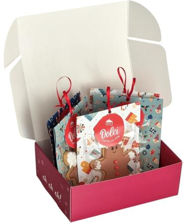 LOLLOSHOP Christmas Cookie Box Decorated with Royal Ice Cream Candy Christmas Creations - Buy Online on GoSupps.com