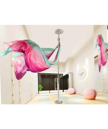 PRIOR FITNESS 45mm Pole Dancing Accessories - Silkii Pole Dancing Pole for Home | Aerial Silks Rotation Device for Spinning and Hanging - Silver - Buy Online on GoSupps.com