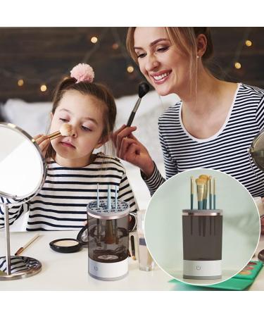  Electric Makeup Brush Cleaner - Automatic Spinning Cleaner with Multiple Brush Holder Sizes for Effortless Cleaning  - Buy Online on GoSupps.com