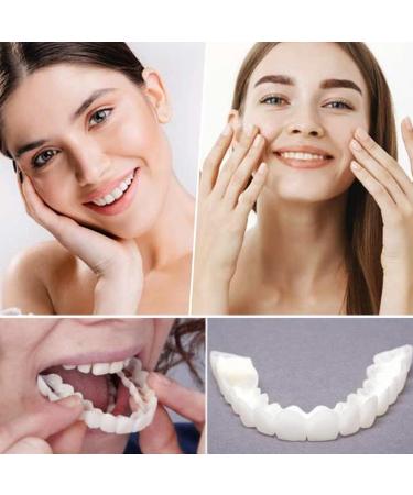 2 Pairs of Cosmetic Veneers - Artificial Teeth for Provisional Dentures | Fake Teeth for Men & Women - International Shipping Available - Buy Online on GoSupps.com