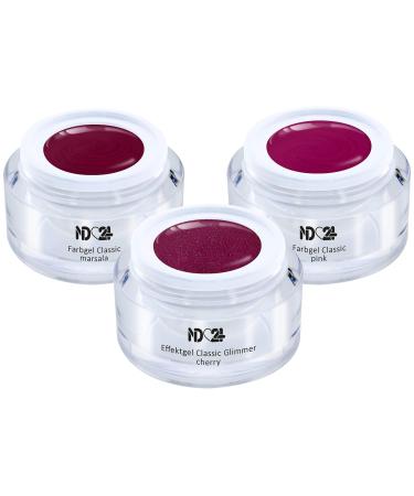 Pretty Mix Collection Set - UV LED Color Effect Gel - Studio Quality - 3 x 5ml - International Shipping - Buy Online on GoSupps.com