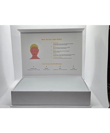 Jade Roller Gua Sha Set Natural Face Roller Skin Care Tools for Puffy Eyes Relief Anti Aging (Bai Jiacui) - Buy Online on GoSupps.com