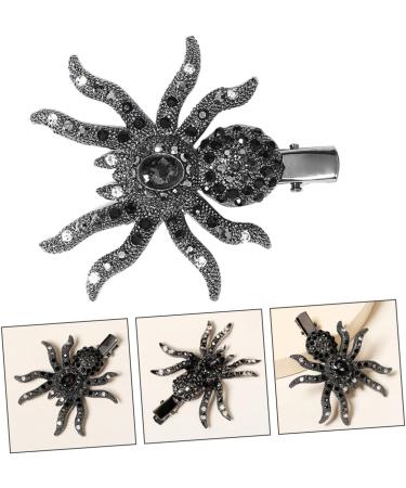 FRCOLOR Spider Hairpin Rhinestone Bobby Pins Hair Barrettes Hair Clip Spider Web Hairpins Hair Rhinestone Spider Clips for Hair Rhinestone Spider Barrette Halloween Spider Hair Accessory - Buy Online on GoSupps.com