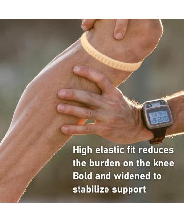 Patella Knee Strap - Soft Sports Support Brace for Pain Relief in Basketball Running Fitness Hiking Volleyball Tennis | Portable Skin Color Support - Buy Online on GoSupps.com