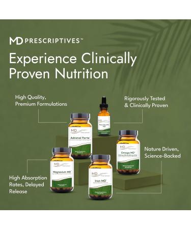 MD Prescriptives Omega MD Supplement - 500 EPA & 250 DHA Omega 3 Fish Oil - Supports Brain Health & Joints* - No Fishy Smell - 60 Softgels - Buy Online on GoSupps.com
