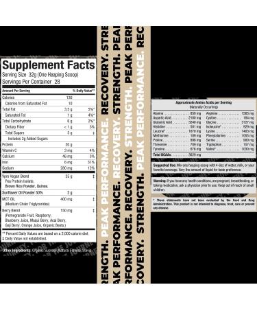 Gold BJJ Mat Muscle | 100% Plant Based Vegan Protein Powder for Jiu Jitsu Athletes - Vanilla Flavor - Buy Online on GoSupps.com