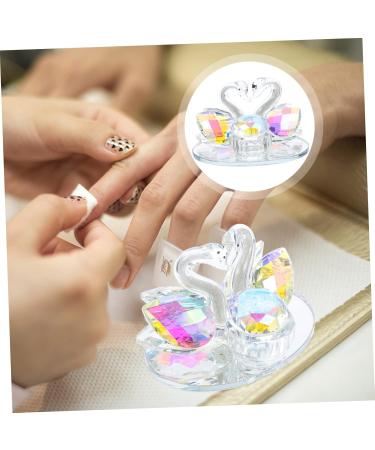 Ipetboom 1pc Nail Art Crystal Cup Manicure Supplies Clear Nail Polish Crystal Nail Cup Nail Art Liquid Bowl Crystal Nail Art Cup Manicure Glass Cup Powder Plate Acrylic Crystal K5 - Buy Online on GoSupps.com