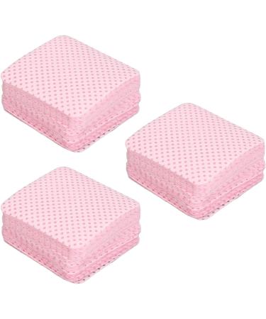 Gel Nail Polish Remover Pads 300 Soft Lint-Free Cotton Nail Cleaning Pads for Nail Art (Light Pink) - Buy Online on GoSupps.com