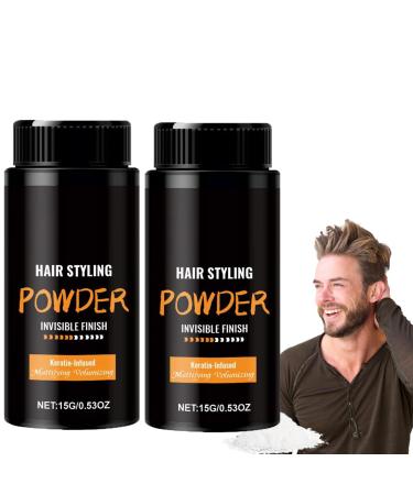 2PCS Hair Texturizing Powder, Hair Styling Powder, 30G Hair Styling Powder, Matte Finish, Volumizing Texturizing Powder, Easy to Apply Texture for a Carefree Look