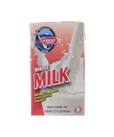 Shelf Stable Whole Milk - 32 Oz Carton Whole White Milk