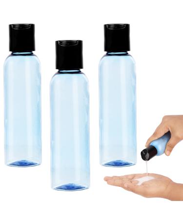 Belle vous 30stk plastic bottles for filling blue-120ml liquid bottles with disc-top flip-cap hinged lid-empty bottles of travel bottles for filling for cosmetics shampoo shower gel cream - Buy Online on GoSupps.com