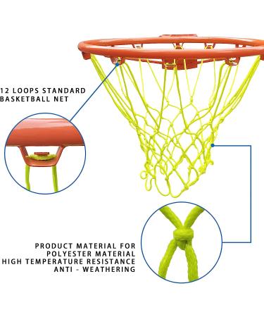 TOKBELT Heavy Duty Basketball Net - All Weather Replacement Part for Standard 12 Loops Rim - Indoor/Outdoor Use - Buy Online on GoSupps.com