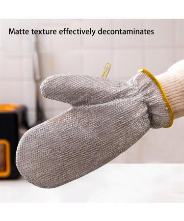 BAMFY 2 Pairs Non-Slip Fiber Dishwashing Gloves for Kitchen Cleaning and Cooking Household Gloves - Buy Online on GoSupps.com