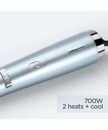 BaByliss Hydro-Fusion Air Styler: 700W 50mm Rotating Hair Dryer Brush for Ionic Smooth Blow Dry - Buy Online on GoSupps.com