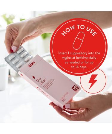 Love Wellness The Killer Boric Acid Suppositories - Maintains Vaginal pH, Manages Odor & Discomfort - Feminine Health by Doctors for Women - Buy Online on GoSupps.com