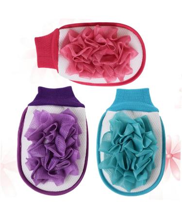 9 Pcs Exfoliating Bath Gloves - Double-Sided Shower Gloves for Dead Skin Removal | International Shipping - Buy Online on GoSupps.com