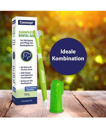 Canosept Dog Toothpaste Dental Gel 100g - Best Toothpaste for Dogs | Fresh Breath & Oral Care - Buy Online on GoSupps.com