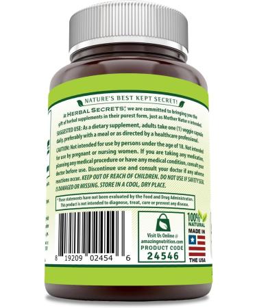 Herbal Secrets Grapeseed Extract 400 mg Veggie Capsules Supplement | Non-GMO | Gluten Free (240 Count) - Buy Online on GoSupps.com