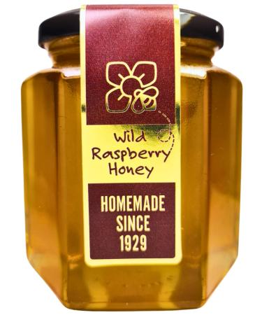 Pure Wild Raspberry Honey - 500g | Raw & Natural | Ethically Harvested | Boosts Vitality and Immunity | Sustainable Packaging - Buy Online on GoSupps.com