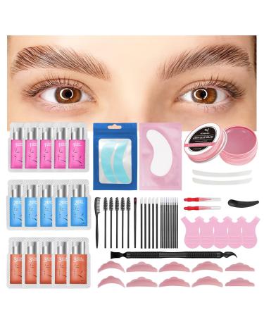 PERMANIA Lash Perm Kit  Lash Lift Sachet Kit with New Eyelash Lifting Glue Balm Smells Great Keeps Both Lashes and Brows in Place 8 Weeks Eyelash Curler and Brow Lamination - Buy Online on GoSupps.com