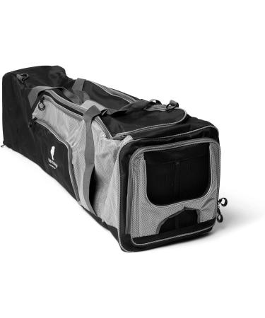 Lacrosse Bag  Portable Storage for Players and Coaches  Waterproof  Duffel Travel Sports Equipment Bag  Holds 2 Sticks And All Of Your Gear  Black  L 43.3 x W 13 x H 11.4 inches - Buy Online on GoSupps.com
