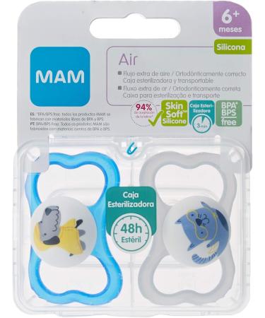 Buy Air Silicon Pacifier for 6 Months - Safe Soft & Lightweight | International Shipping Available - Buy Online on GoSupps.com